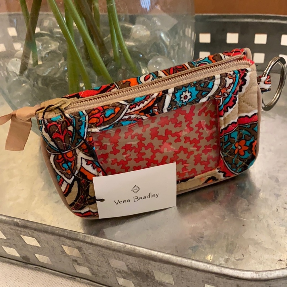 Vera Bradley Iconic Jen Zip ID in Desert Floral